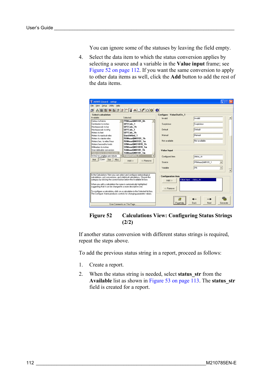 Figure 52 | Vaisala Hydromet Data Collection Platform User Manual | Page 114 / 218