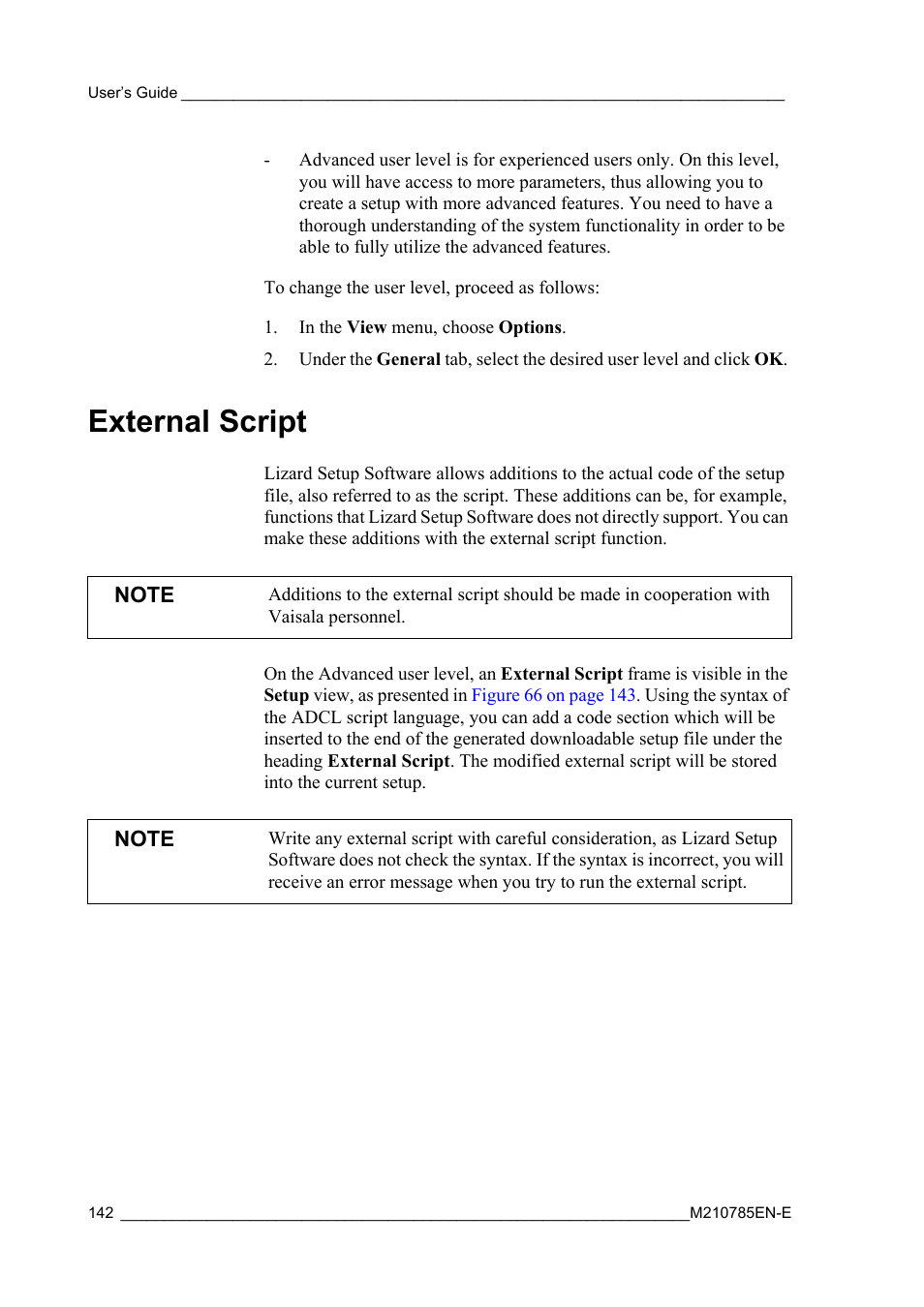 External script | Vaisala Hydromet Data Collection Platform User Manual | Page 144 / 218