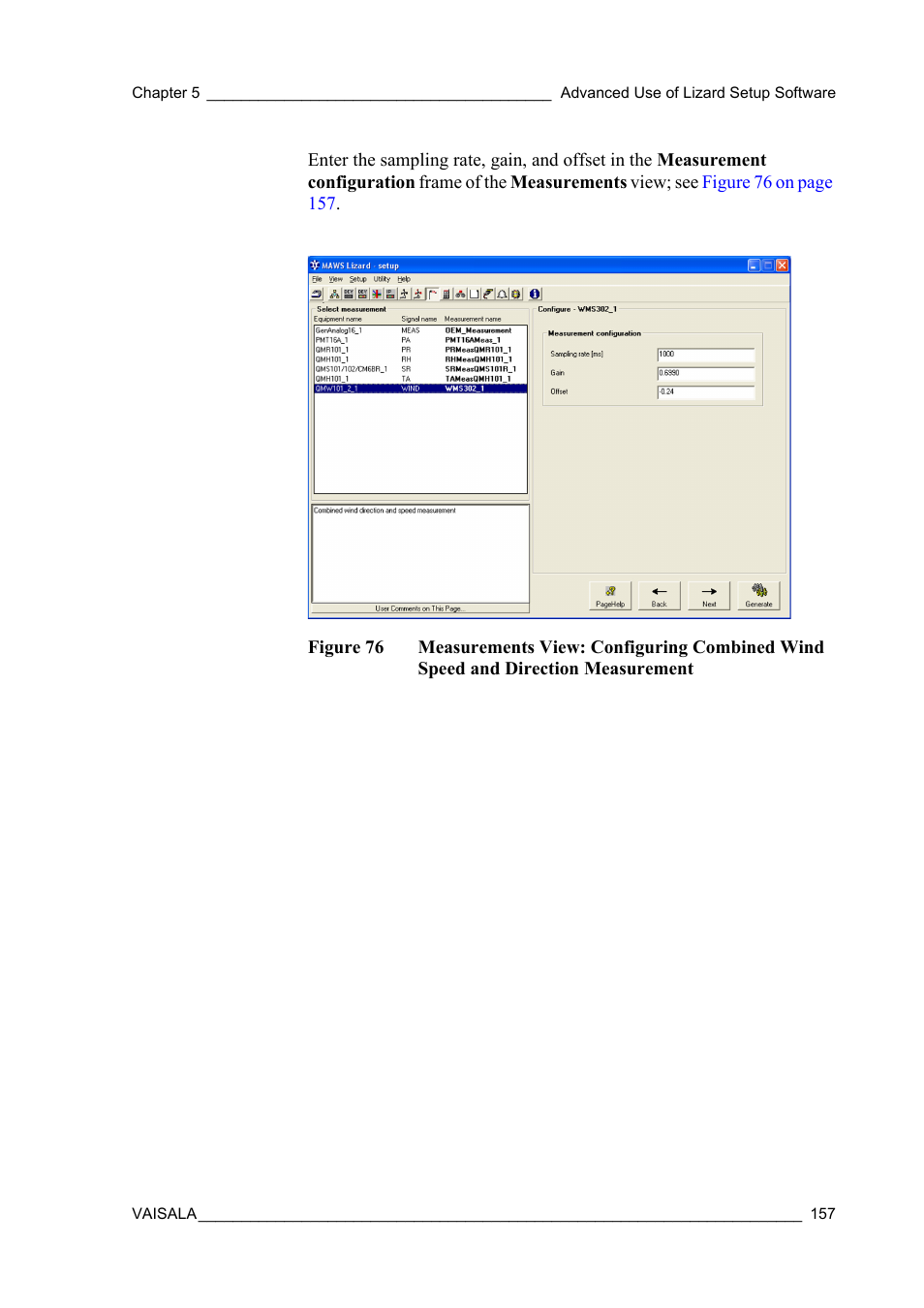 Figure 76 | Vaisala Hydromet Data Collection Platform User Manual | Page 159 / 218
