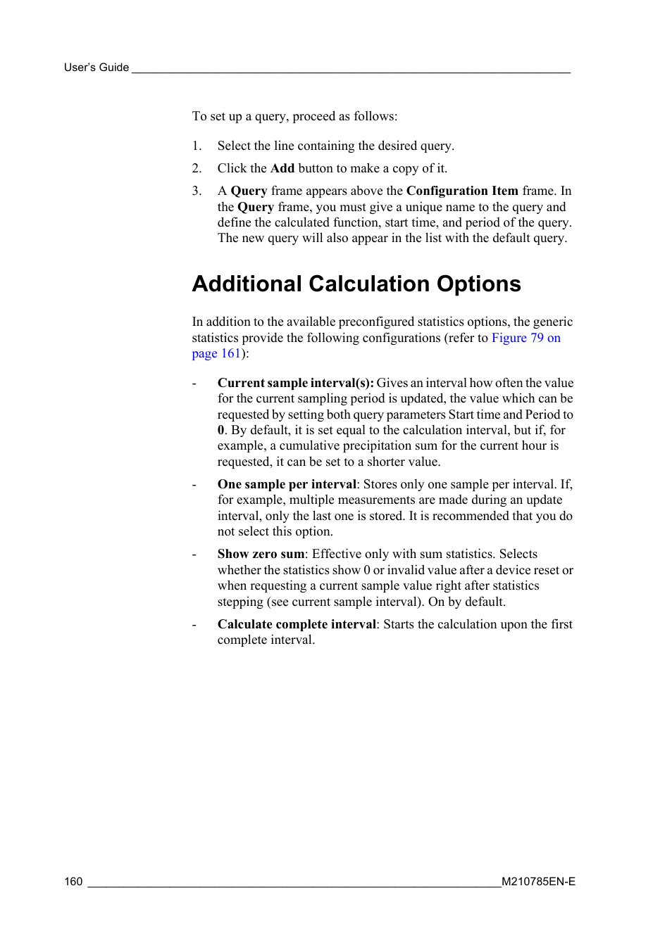 Additional calculation options | Vaisala Hydromet Data Collection Platform User Manual | Page 162 / 218
