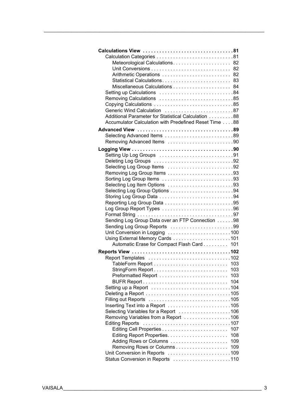 Vaisala Hydromet Data Collection Platform User Manual | Page 5 / 218