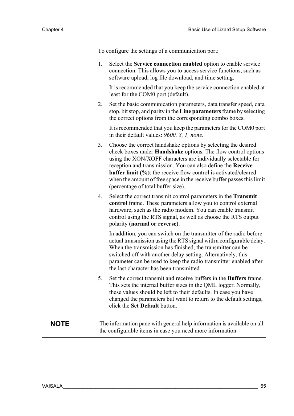 Vaisala Hydromet Data Collection Platform User Manual | Page 67 / 218