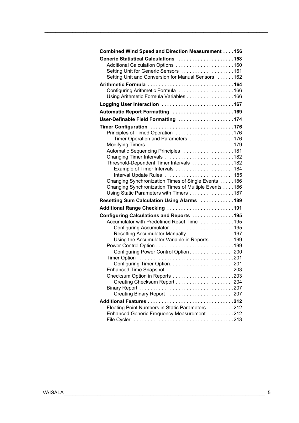 Vaisala Hydromet Data Collection Platform User Manual | Page 7 / 218