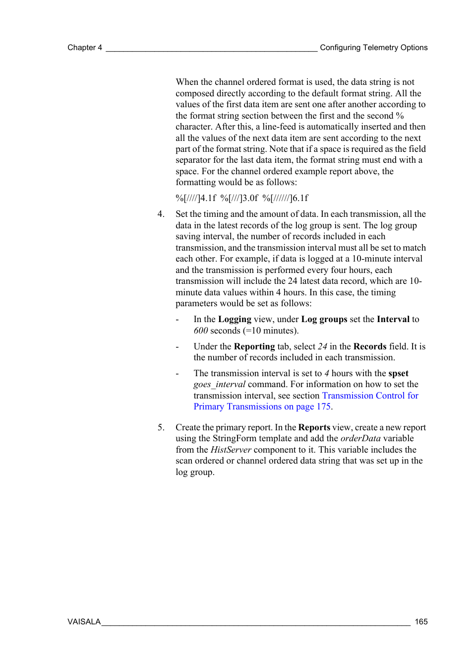 Vaisala Hydromet Data Collection Platform User Manual | Page 167 / 384