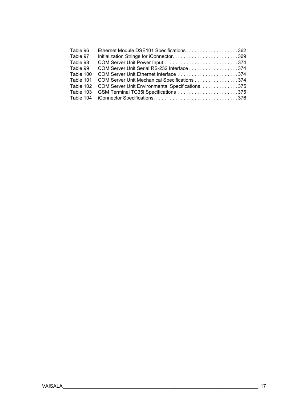 Vaisala Hydromet Data Collection Platform User Manual | Page 19 / 384