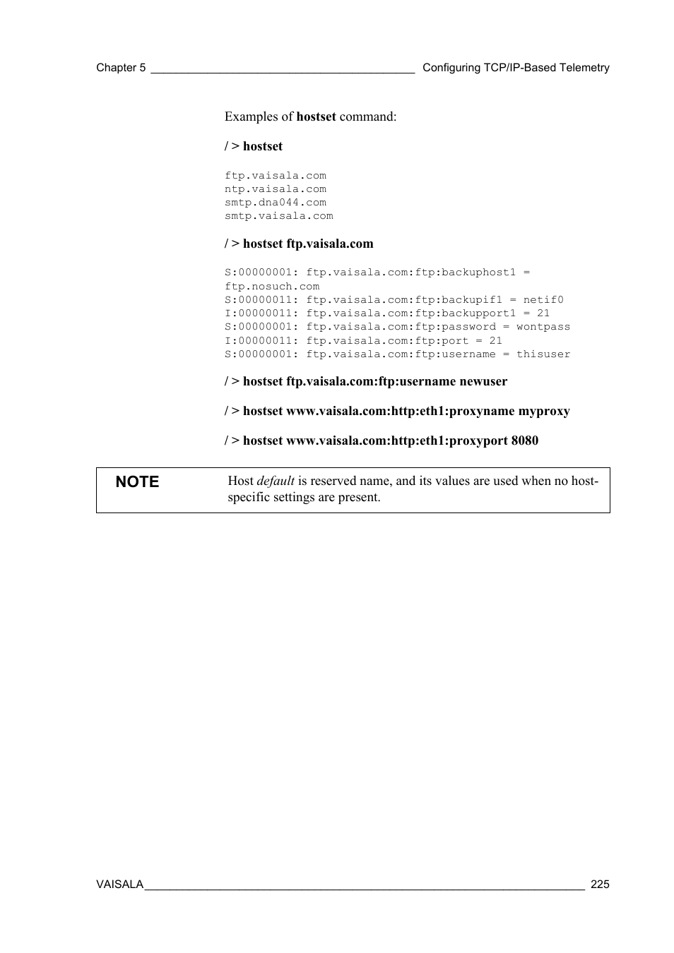 Vaisala Hydromet Data Collection Platform User Manual | Page 227 / 384