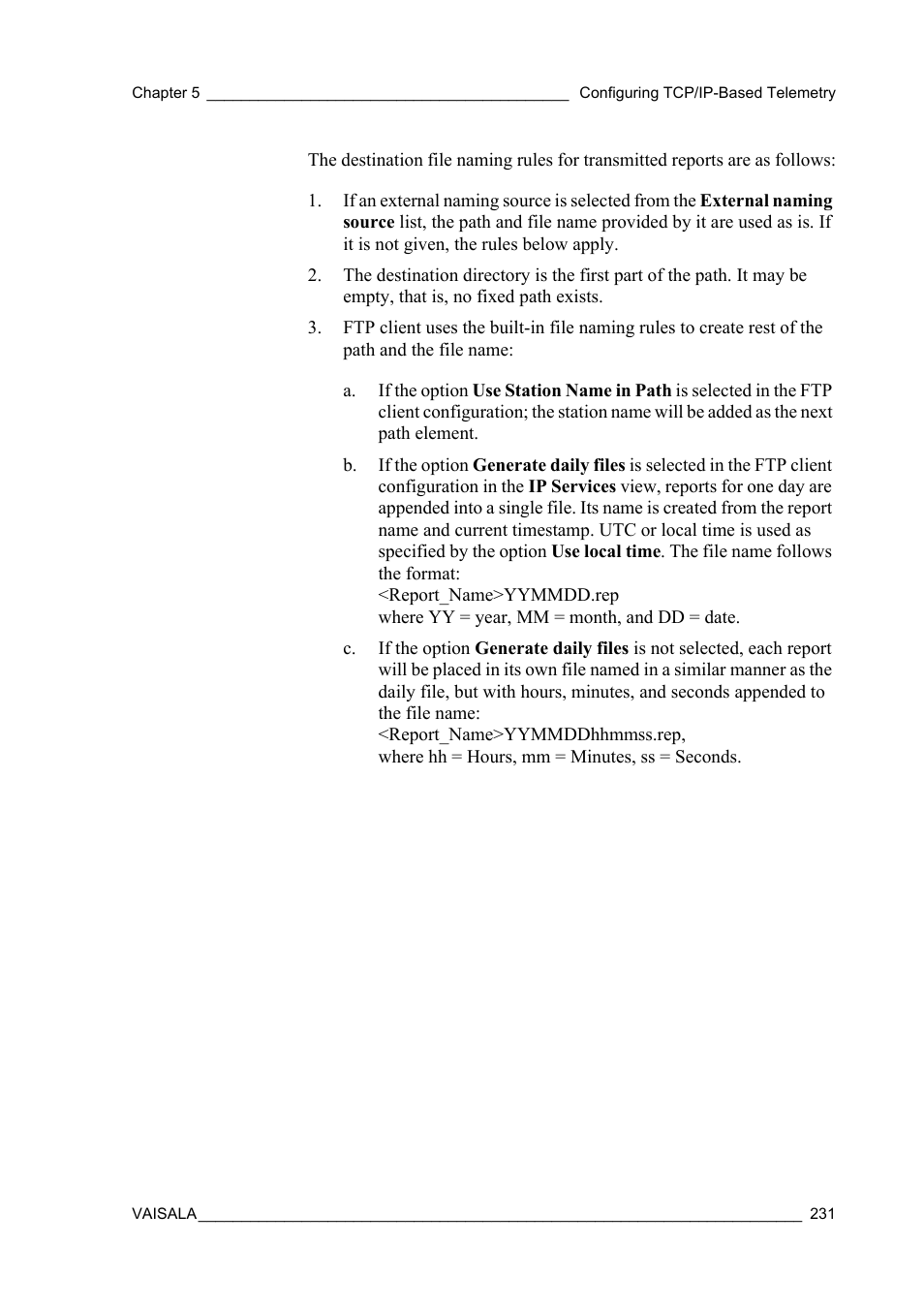 Vaisala Hydromet Data Collection Platform User Manual | Page 233 / 384