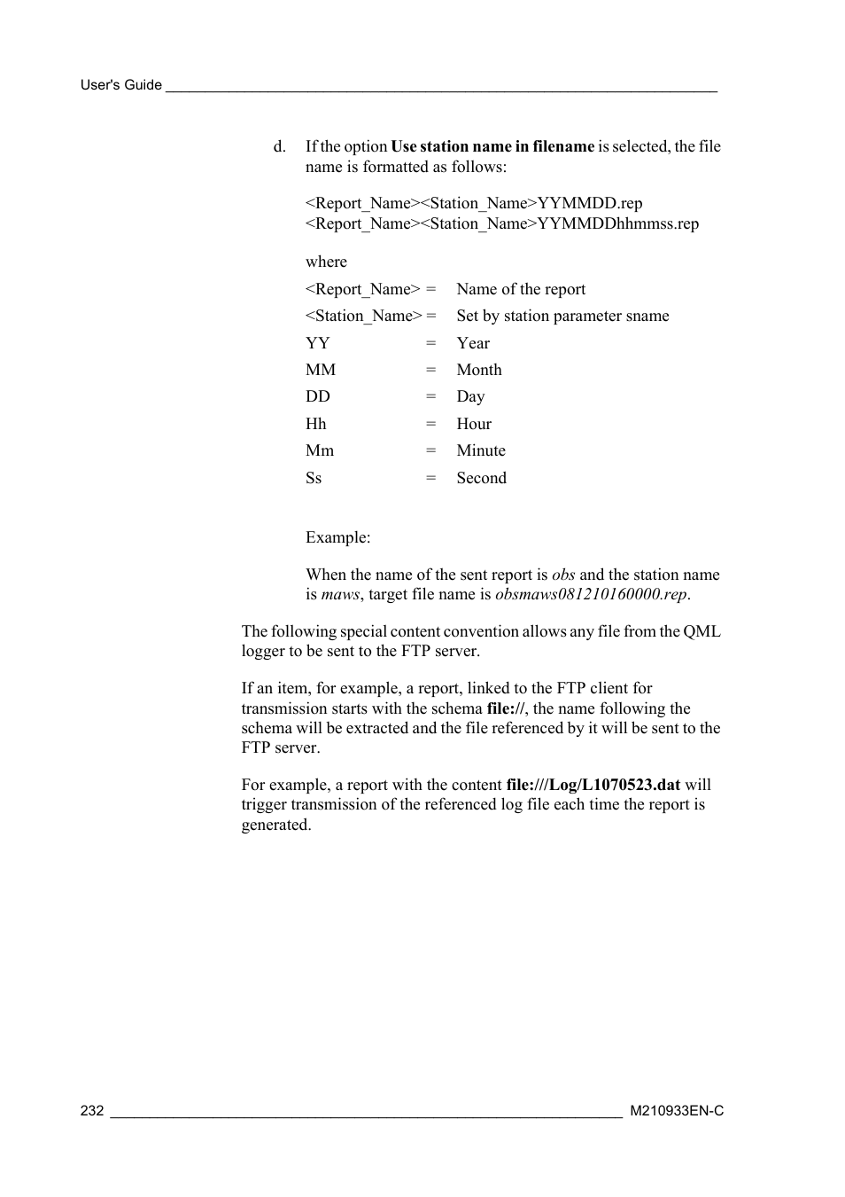 Vaisala Hydromet Data Collection Platform User Manual | Page 234 / 384