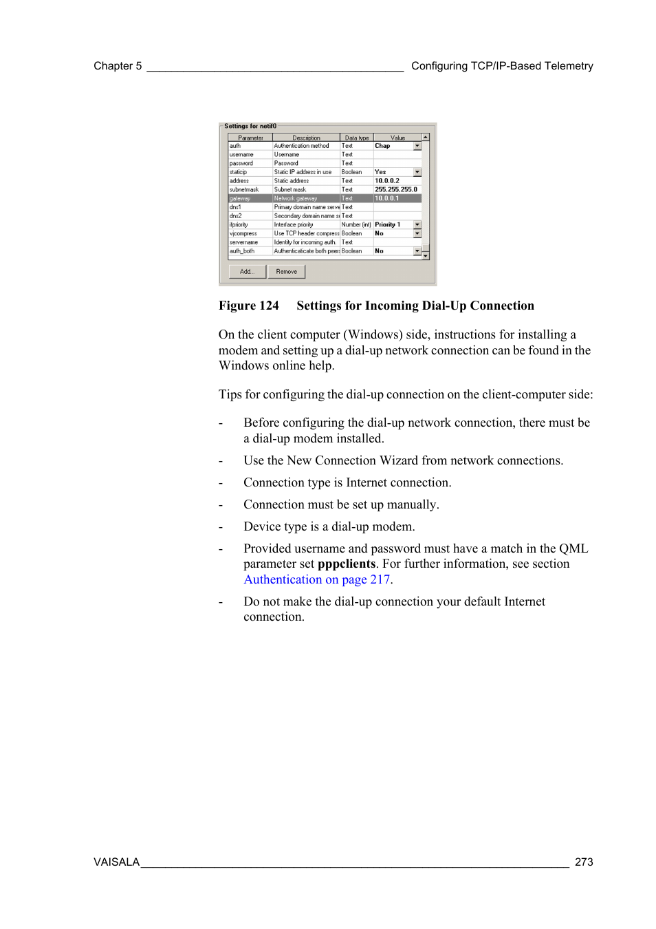 Vaisala Hydromet Data Collection Platform User Manual | Page 275 / 384