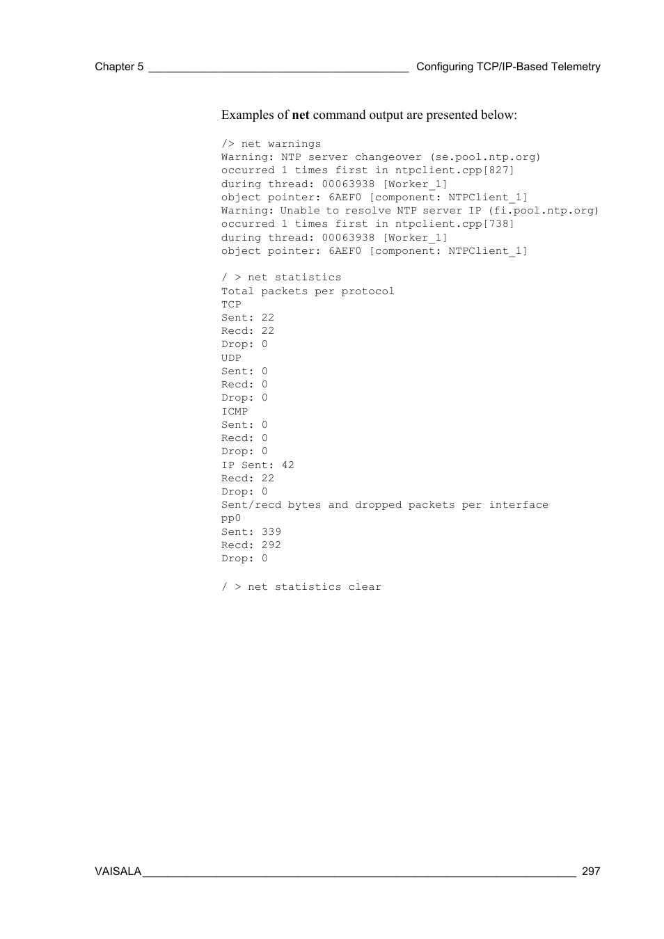 Vaisala Hydromet Data Collection Platform User Manual | Page 299 / 384
