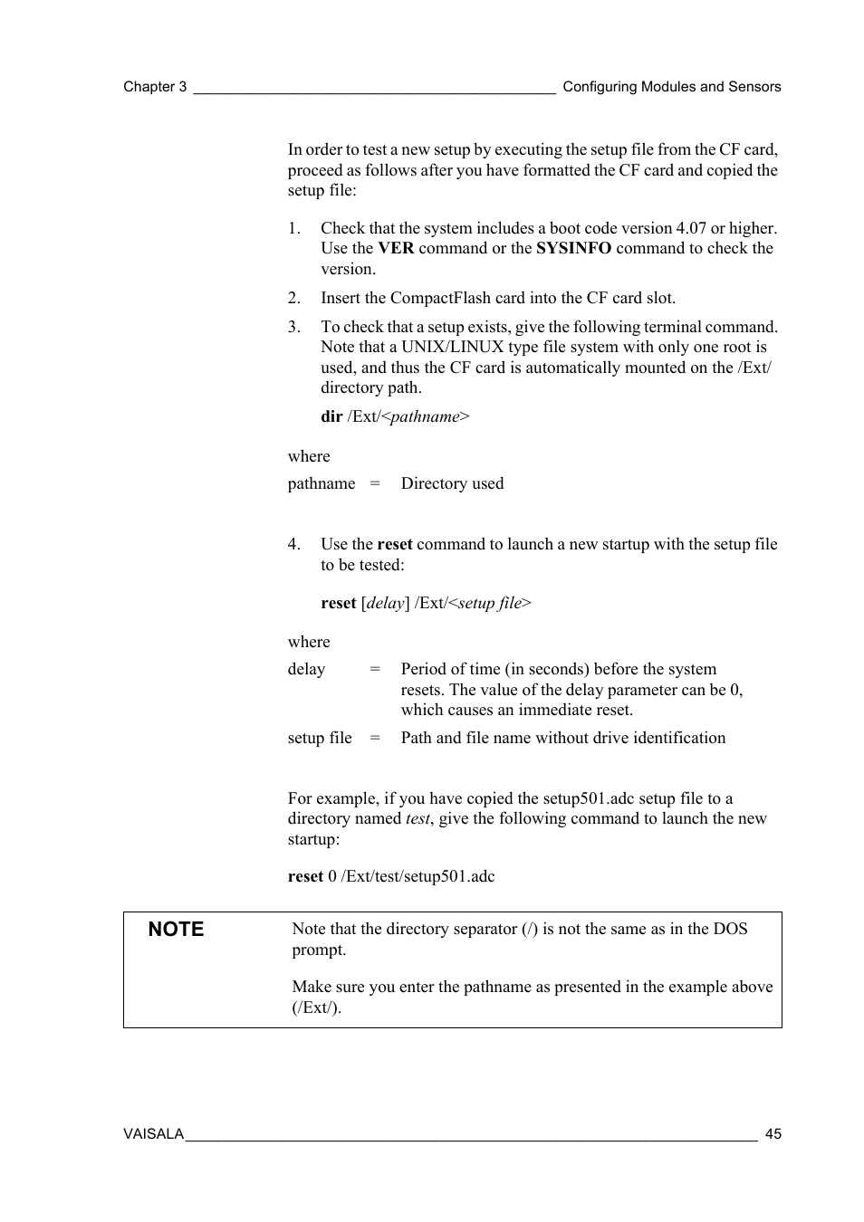 Vaisala Hydromet Data Collection Platform User Manual | Page 47 / 384