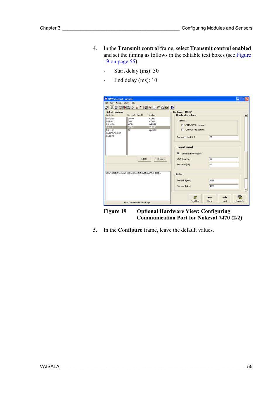 Figure 19 | Vaisala Hydromet Data Collection Platform User Manual | Page 57 / 384