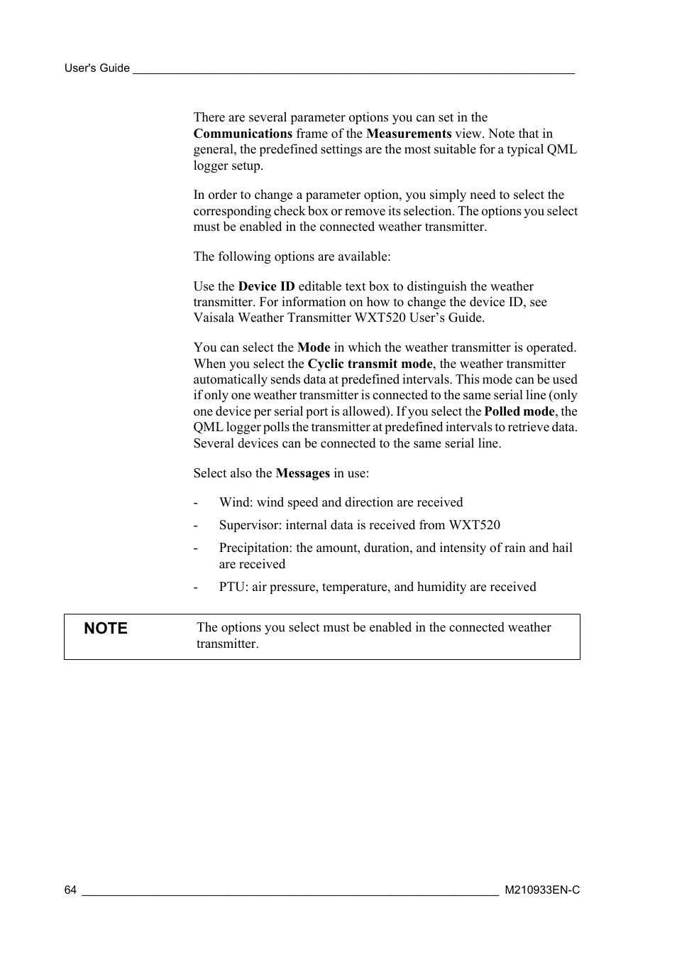 Vaisala Hydromet Data Collection Platform User Manual | Page 66 / 384