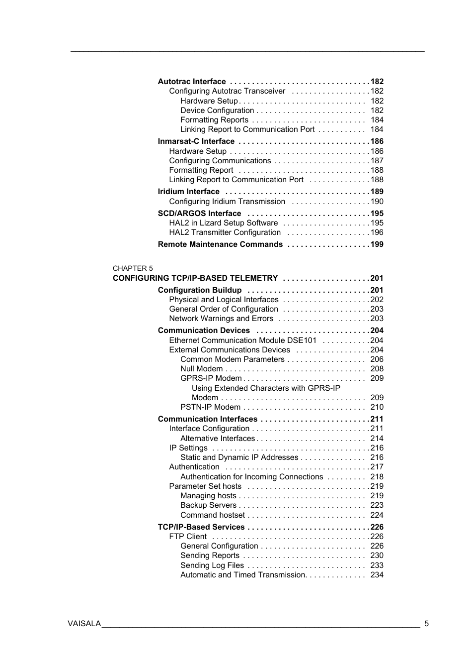 Vaisala Hydromet Data Collection Platform User Manual | Page 7 / 384