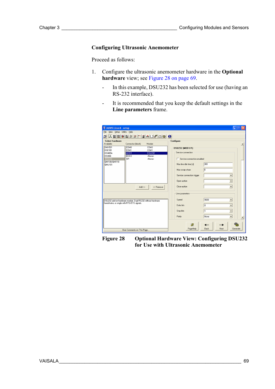Figure 28 | Vaisala Hydromet Data Collection Platform User Manual | Page 71 / 384