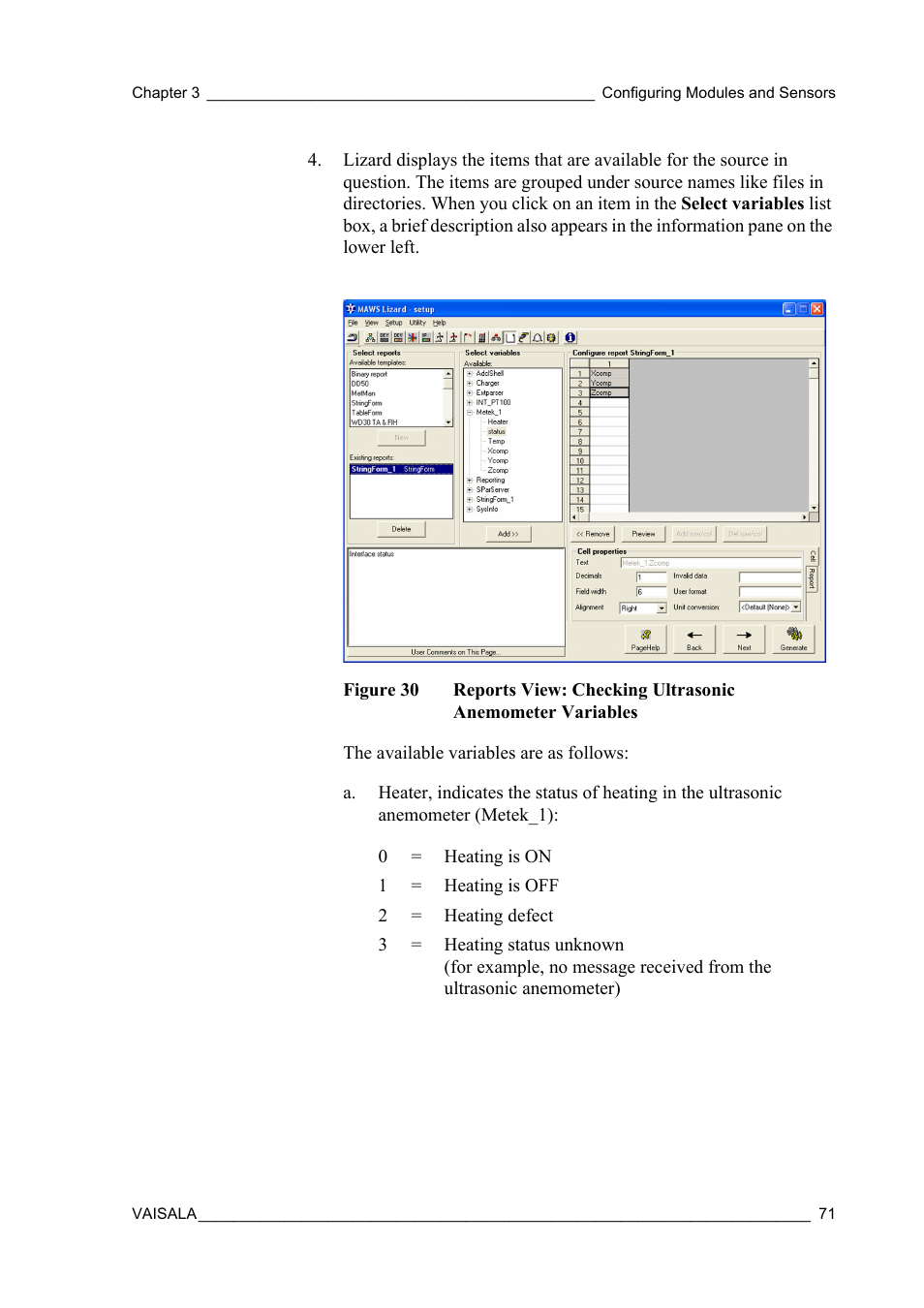 Figure 30 | Vaisala Hydromet Data Collection Platform User Manual | Page 73 / 384