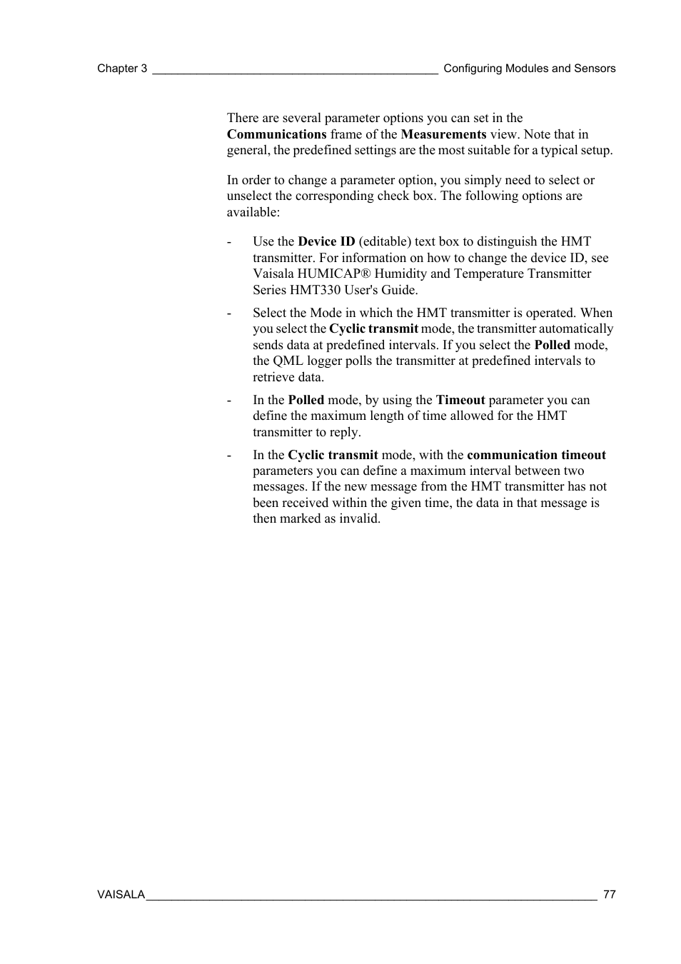 Vaisala Hydromet Data Collection Platform User Manual | Page 79 / 384