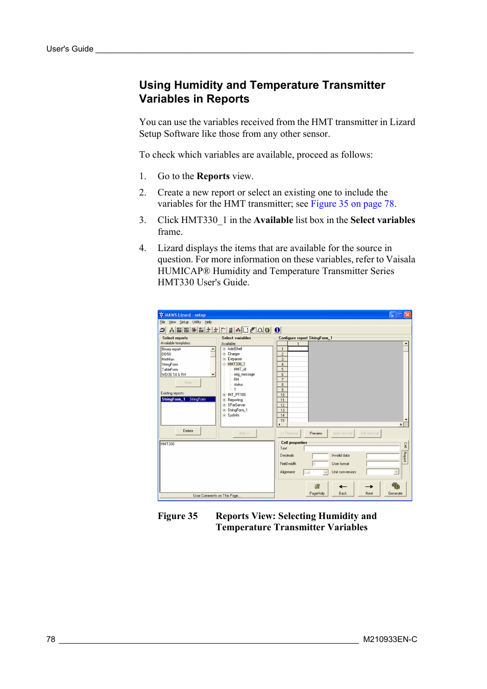 Figure 35 | Vaisala Hydromet Data Collection Platform User Manual | Page 80 / 384