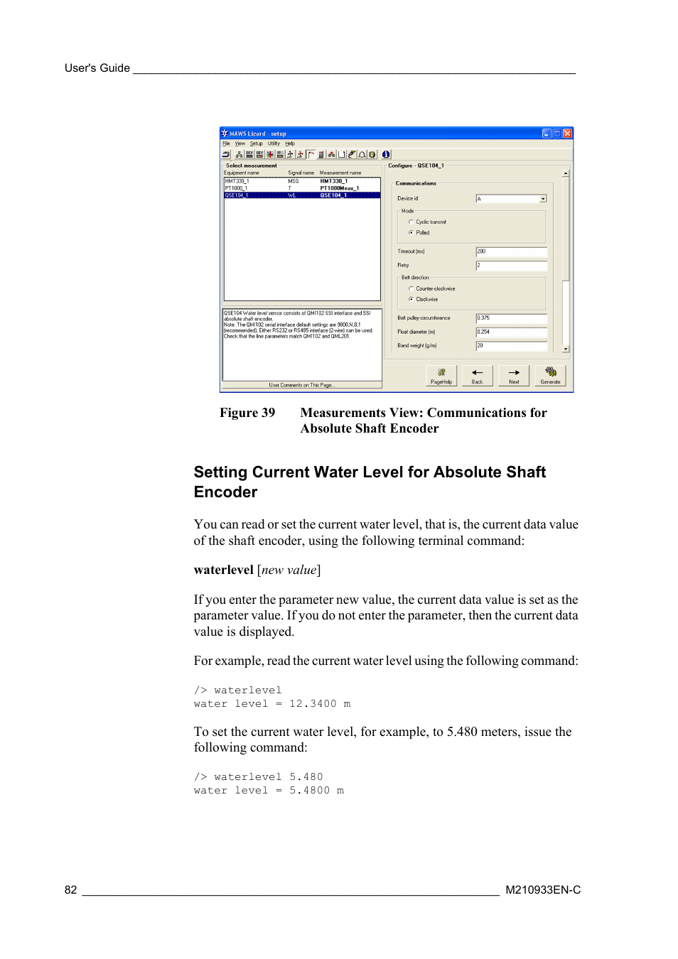 Figure 39 | Vaisala Hydromet Data Collection Platform User Manual | Page 84 / 384