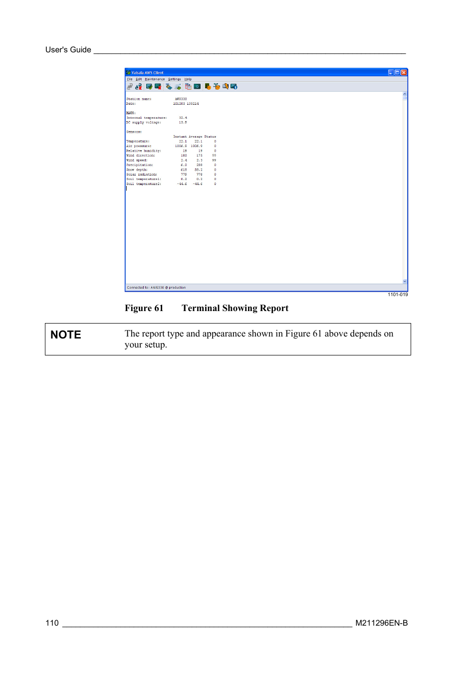 Vaisala AWS330 User Manual | Page 112 / 296