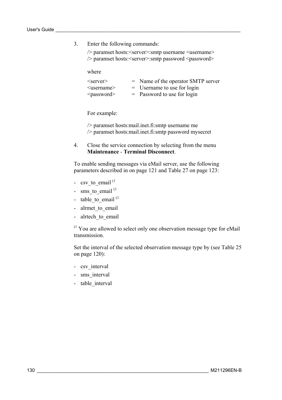 Vaisala AWS330 User Manual | Page 132 / 296