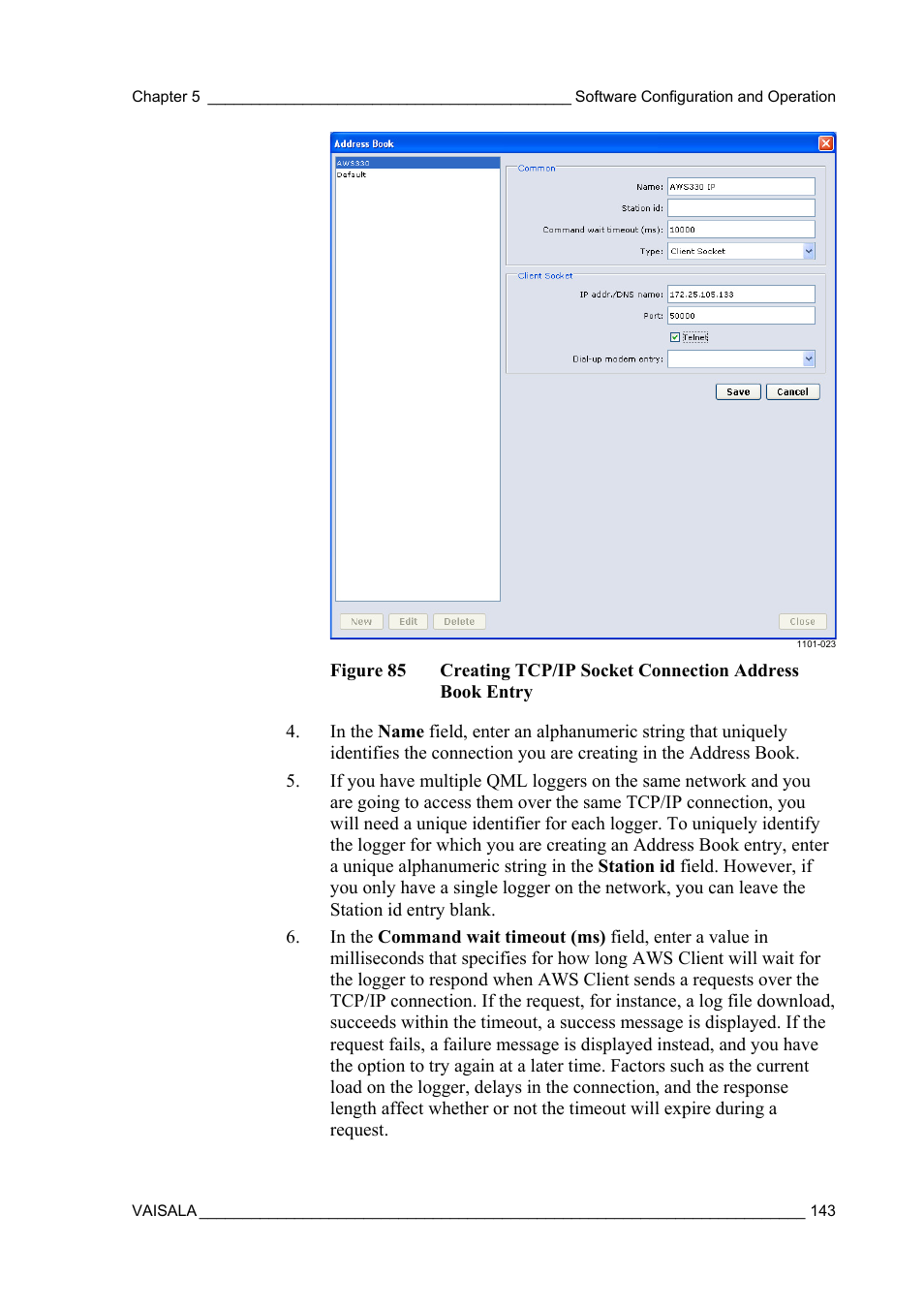 Vaisala AWS330 User Manual | Page 145 / 296