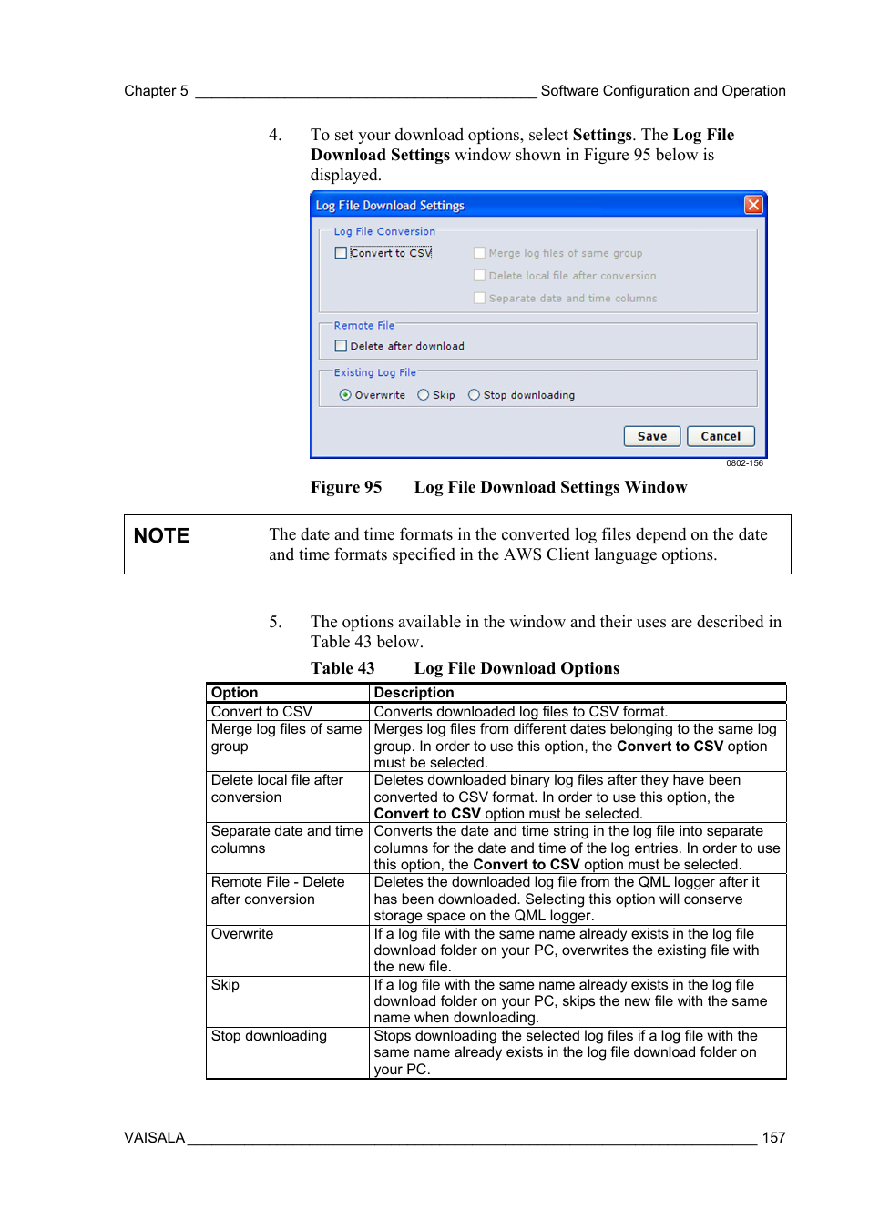 Vaisala AWS330 User Manual | Page 159 / 296