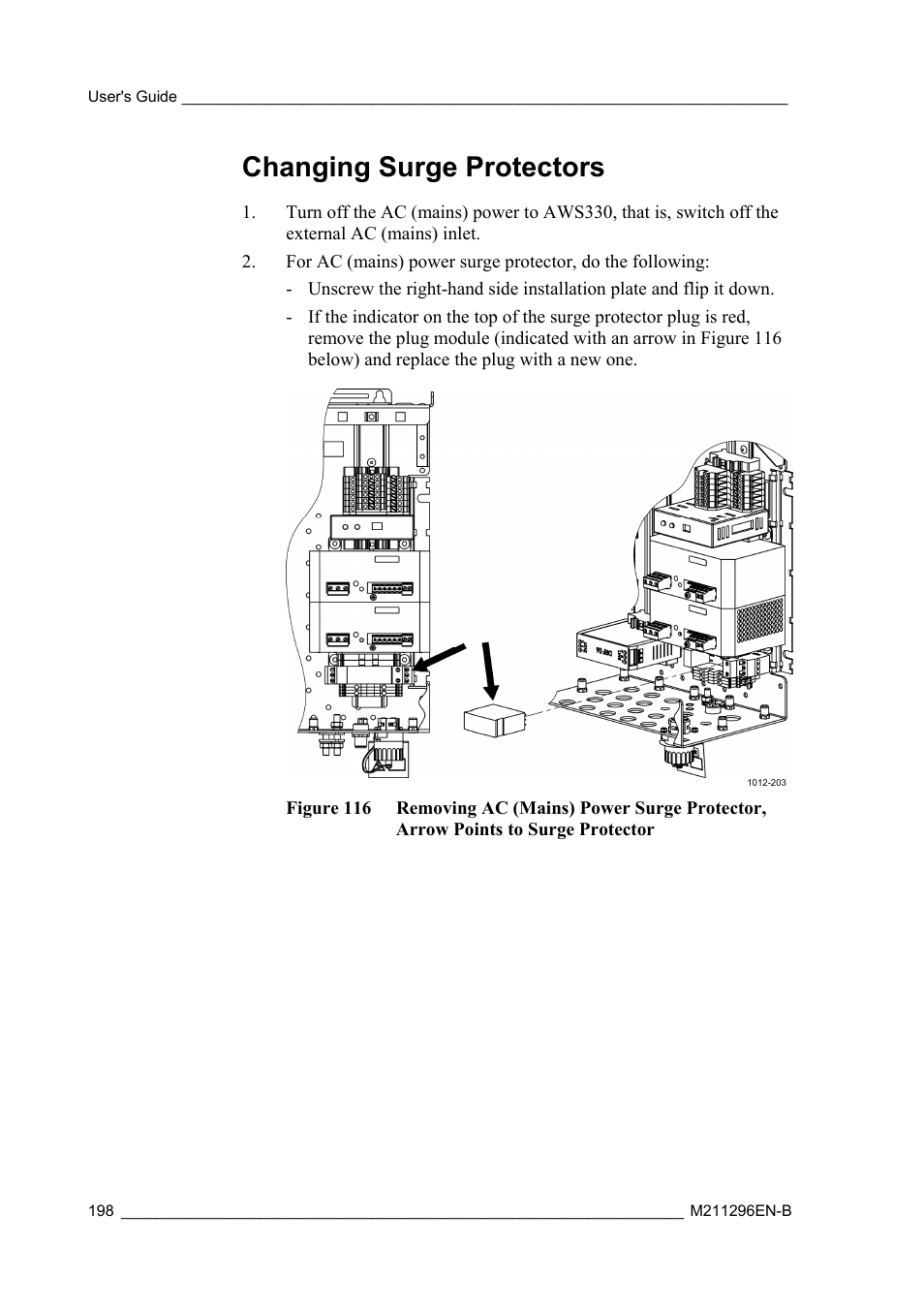 Changing surge protectors | Vaisala AWS330 User Manual | Page 200 / 296