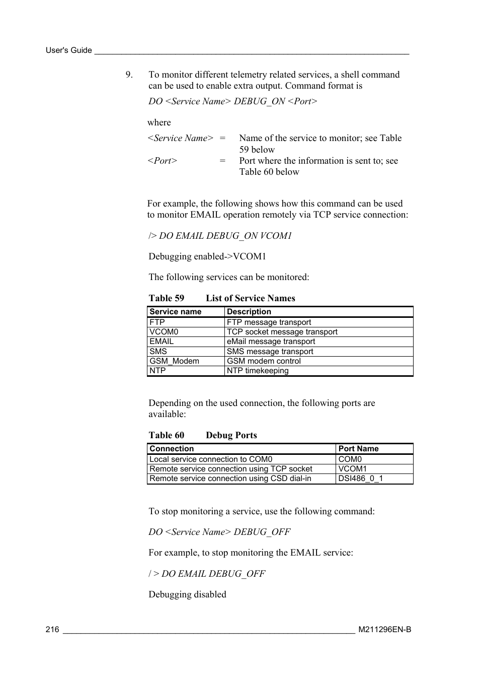 Vaisala AWS330 User Manual | Page 218 / 296