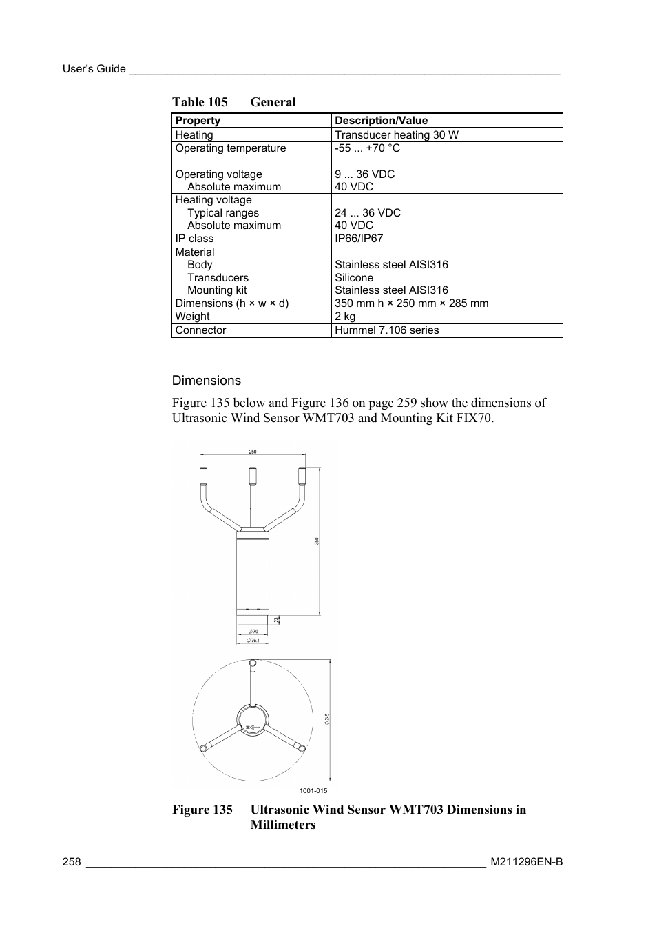 Dimensions | Vaisala AWS330 User Manual | Page 260 / 296