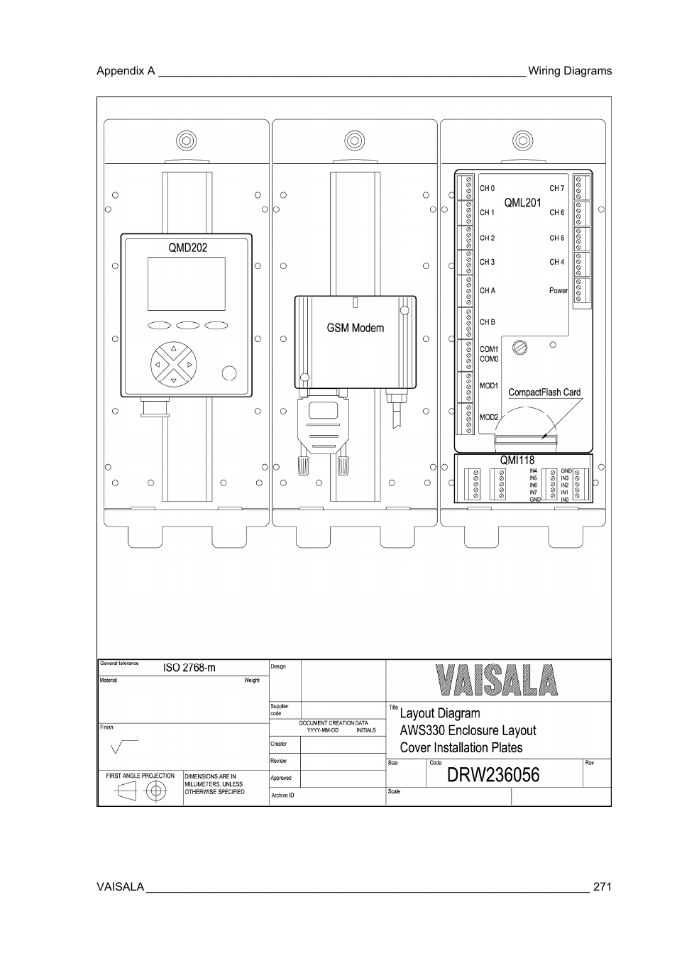 Vaisala AWS330 User Manual | Page 273 / 296