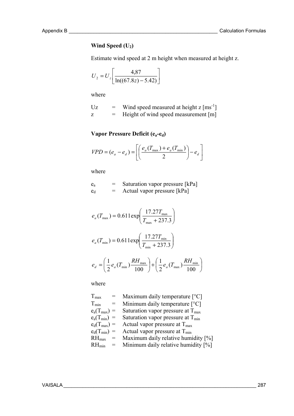 Vaisala AWS330 User Manual | Page 289 / 296