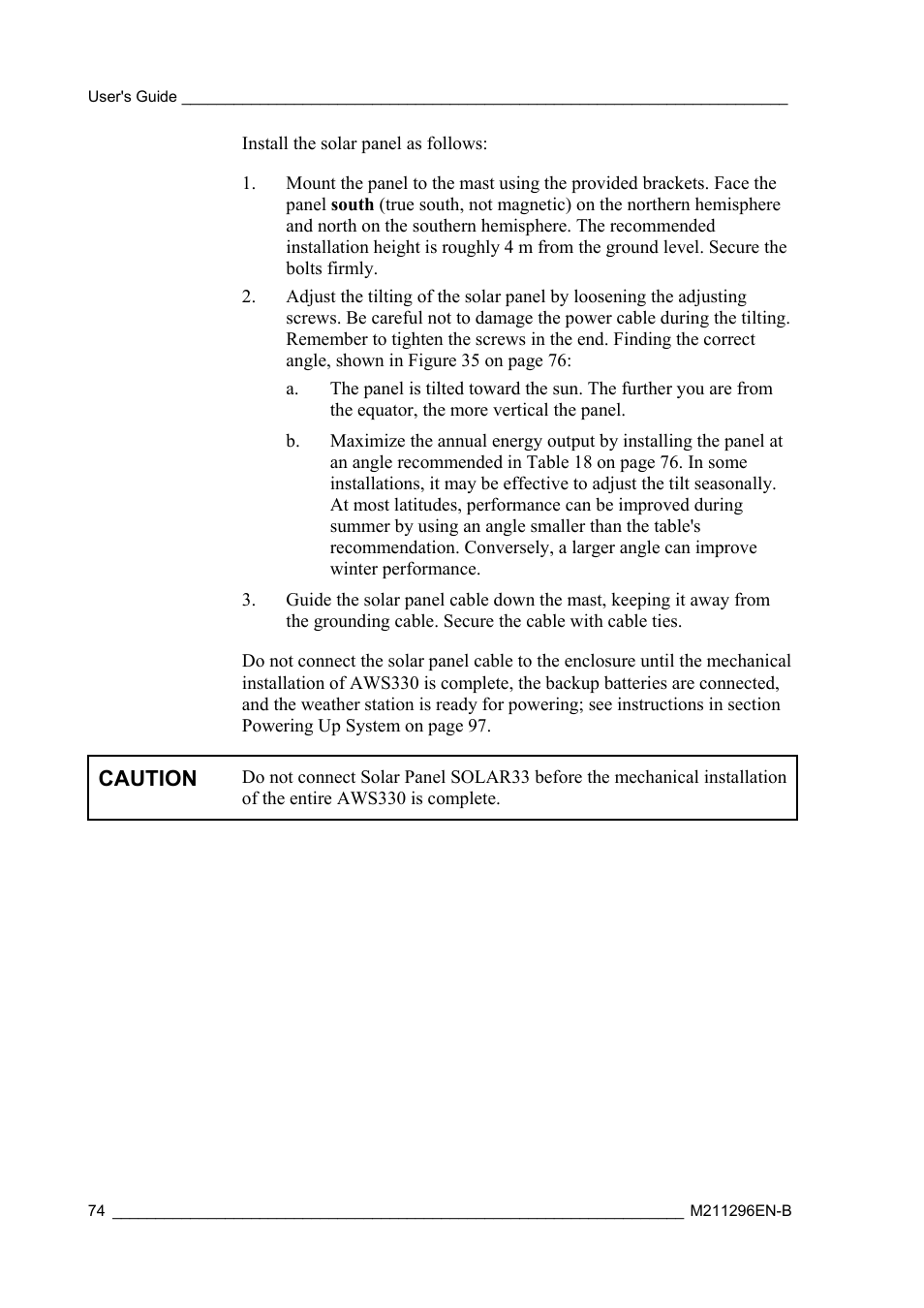 Vaisala AWS330 User Manual | Page 76 / 296