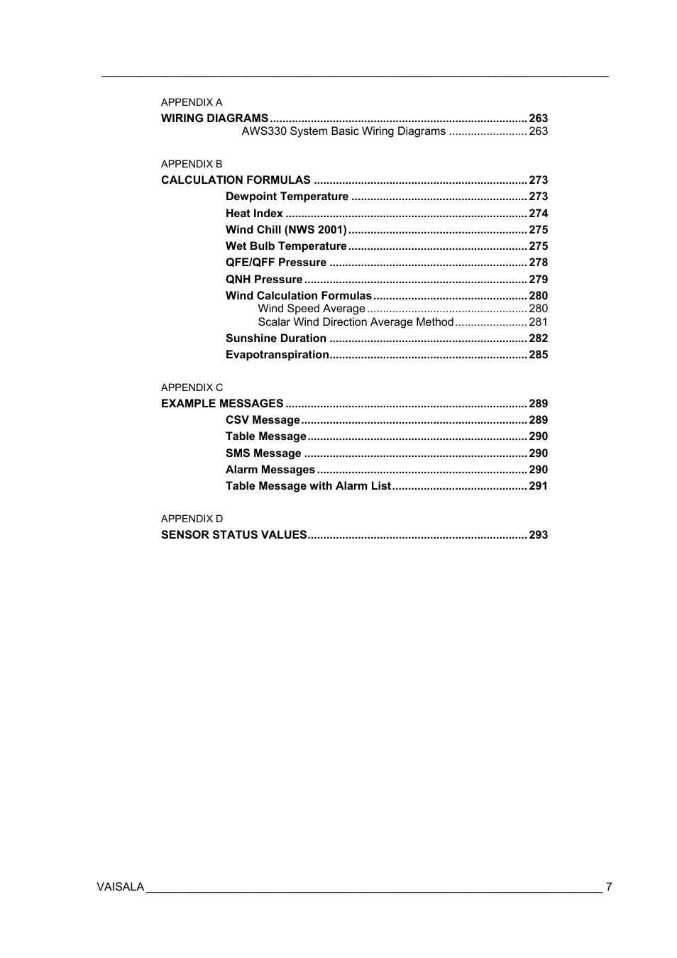 Vaisala AWS330 User Manual | Page 9 / 296