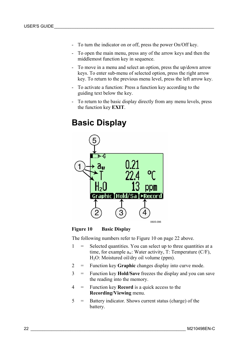Basic display, Figure 10 | Vaisala MM70 User Manual | Page 24 / 71