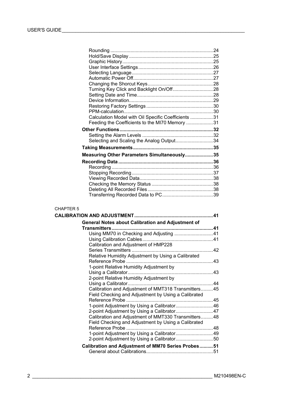 Vaisala MM70 User Manual | Page 4 / 71