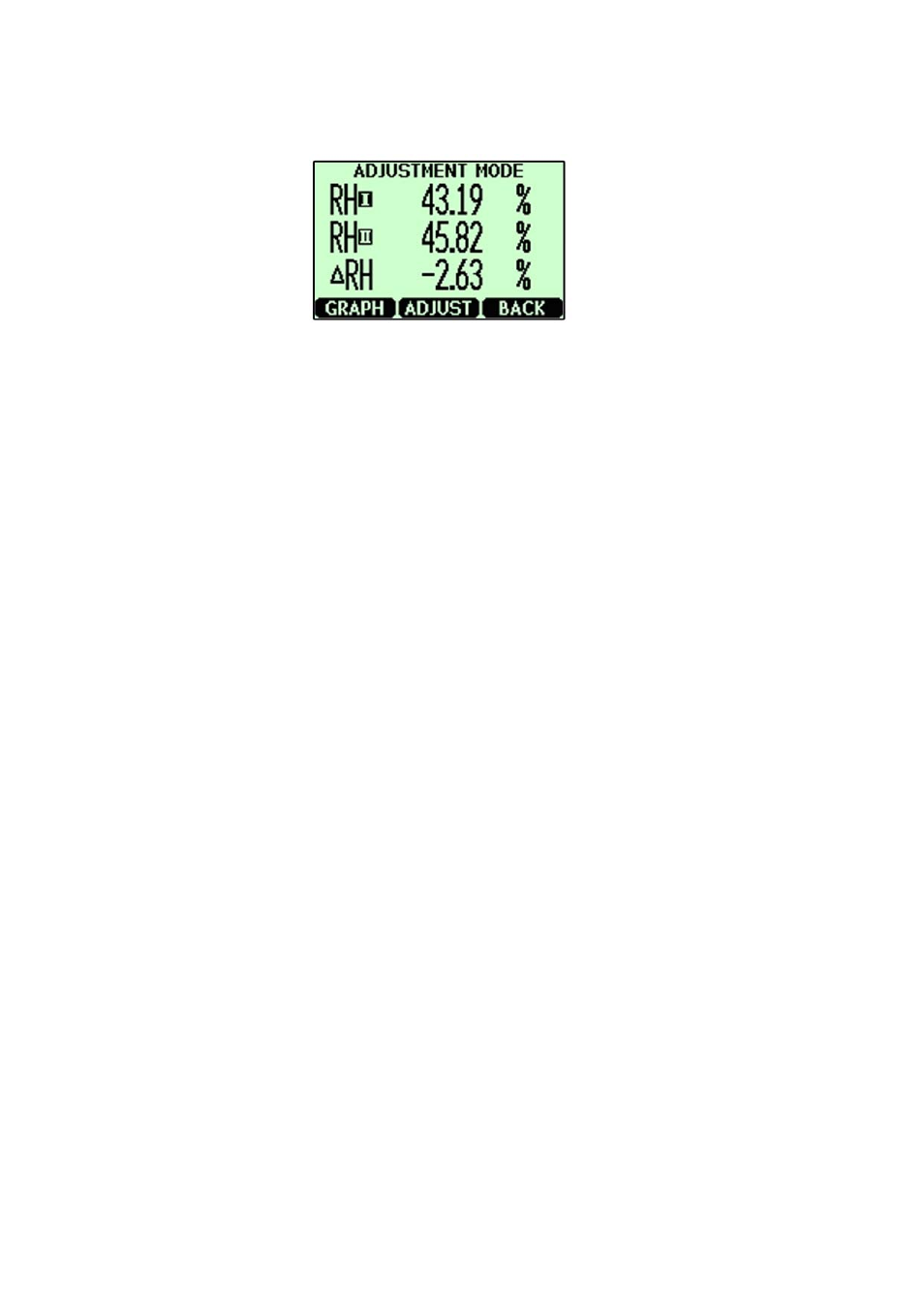 A calibrator, Figure 18, Adjustment mode | Vaisala MM70 User Manual | Page 43 / 67