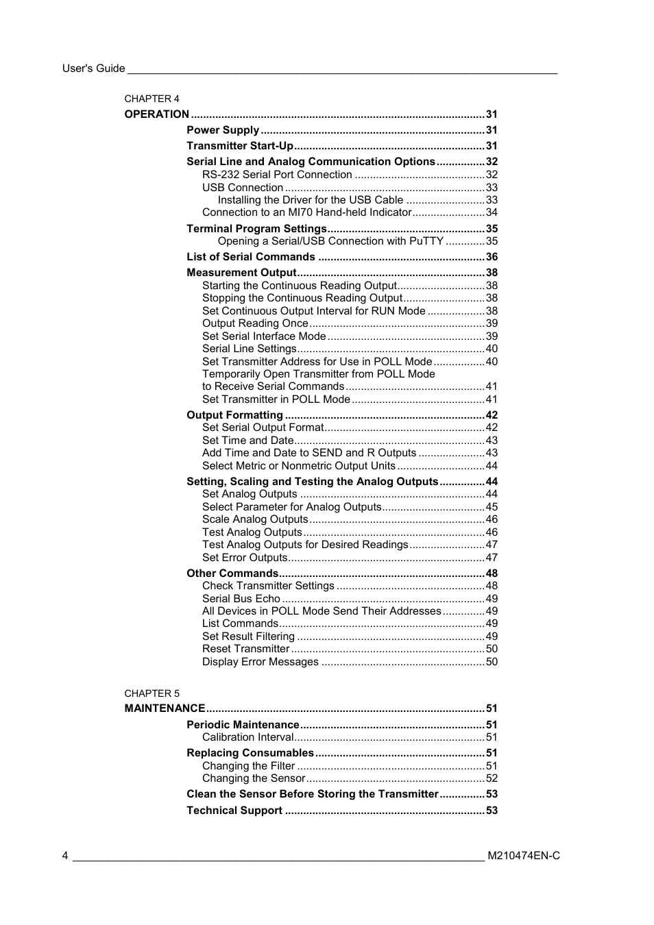 Vaisala MMT310 User Manual | Page 4 / 81