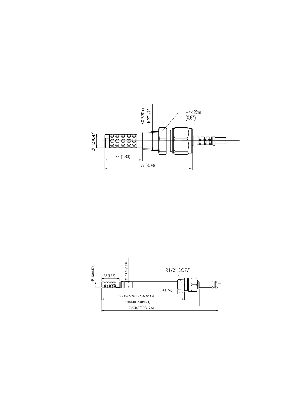 Mmt337 with swagelok connector, Mmt338, Figure 77 | Figure 78 | Vaisala MMT330 User Manual | Page 171 / 181