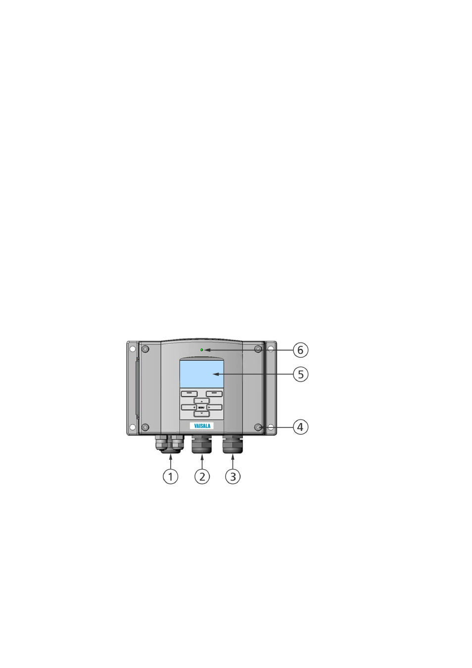 Basic features and options, Structure of the transmitter, Figure 1 | Transmitter body | Vaisala MMT330 User Manual | Page 22 / 181