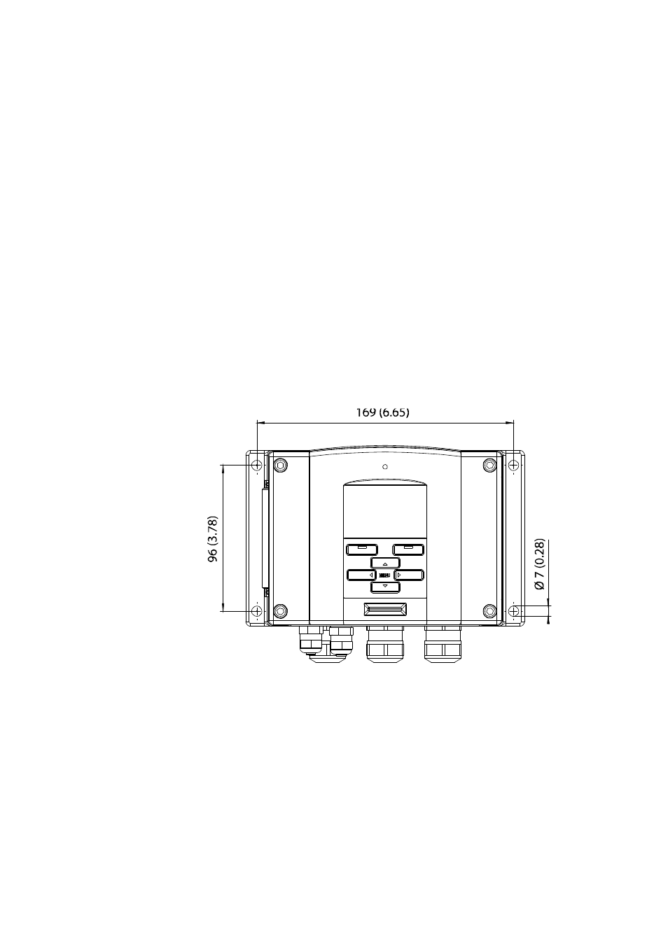 Installation, Mounting the housing, Standard mounting | Chapter 3, Figure 5, Standard mounting dimensions (in mm/inch), Chapter 3, installation, p | Vaisala MMT330 User Manual | Page 29 / 181