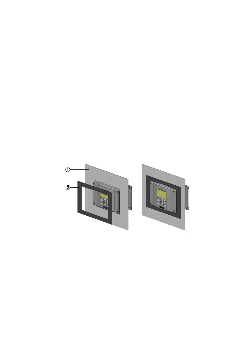 Panel mounting frame, Figure 14 | Vaisala MMT330 User Manual | Page 34 / 181