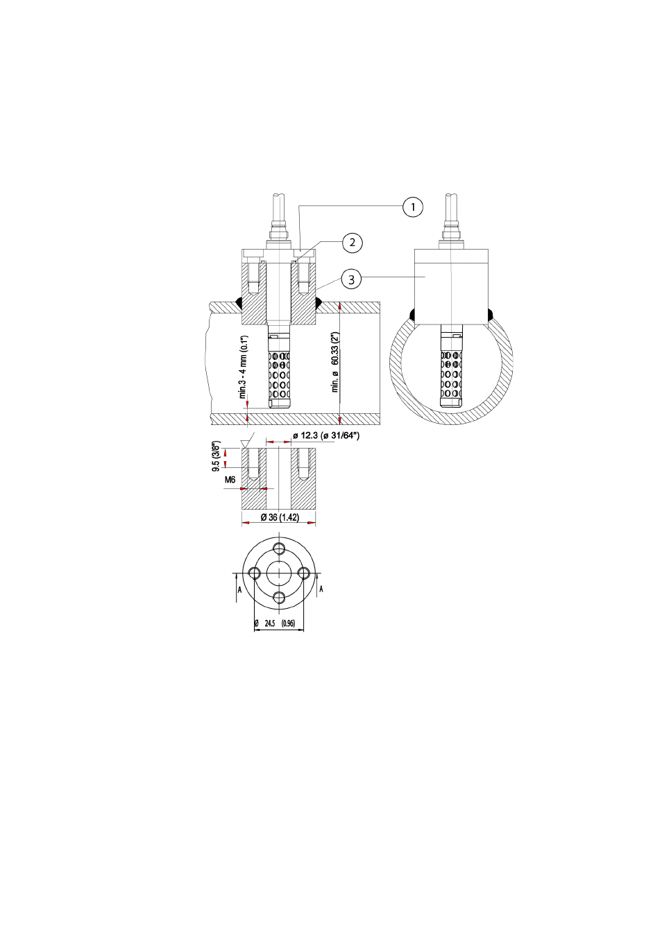 Mmt332 for high-pressure applications, Mmt337 small pressure-tight probe, Figure 20 | Mmt332 installation | Vaisala MMT330 User Manual | Page 41 / 181