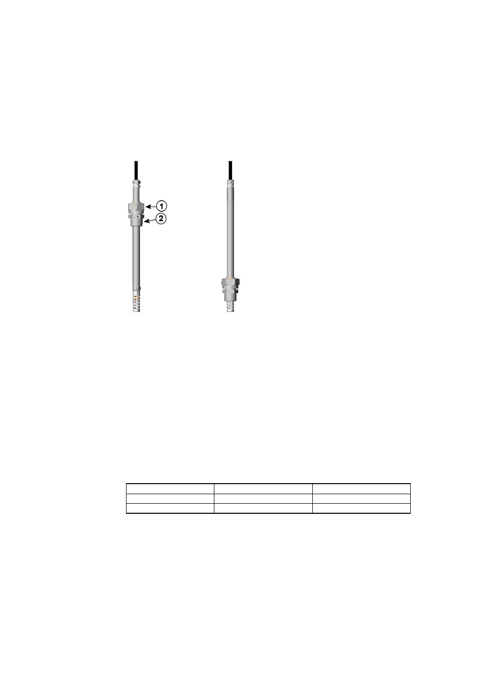 Mmt338 for pressurized pipelines, Figure 23, Mmt338 probe | Table 5, Mmt338 probe dimensions | Vaisala MMT330 User Manual | Page 44 / 181