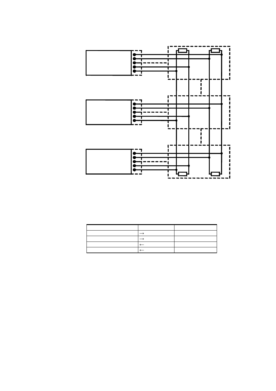 Figure 34, Wire rs-485 bus, Table 7 | Wire (switch 3: on) | Vaisala MMT330 User Manual | Page 61 / 181