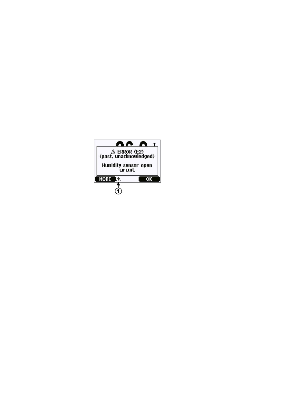 Error states, Figure 68, Error indicator and error message | Vaisala MMT330 User Manual | Page 137 / 171