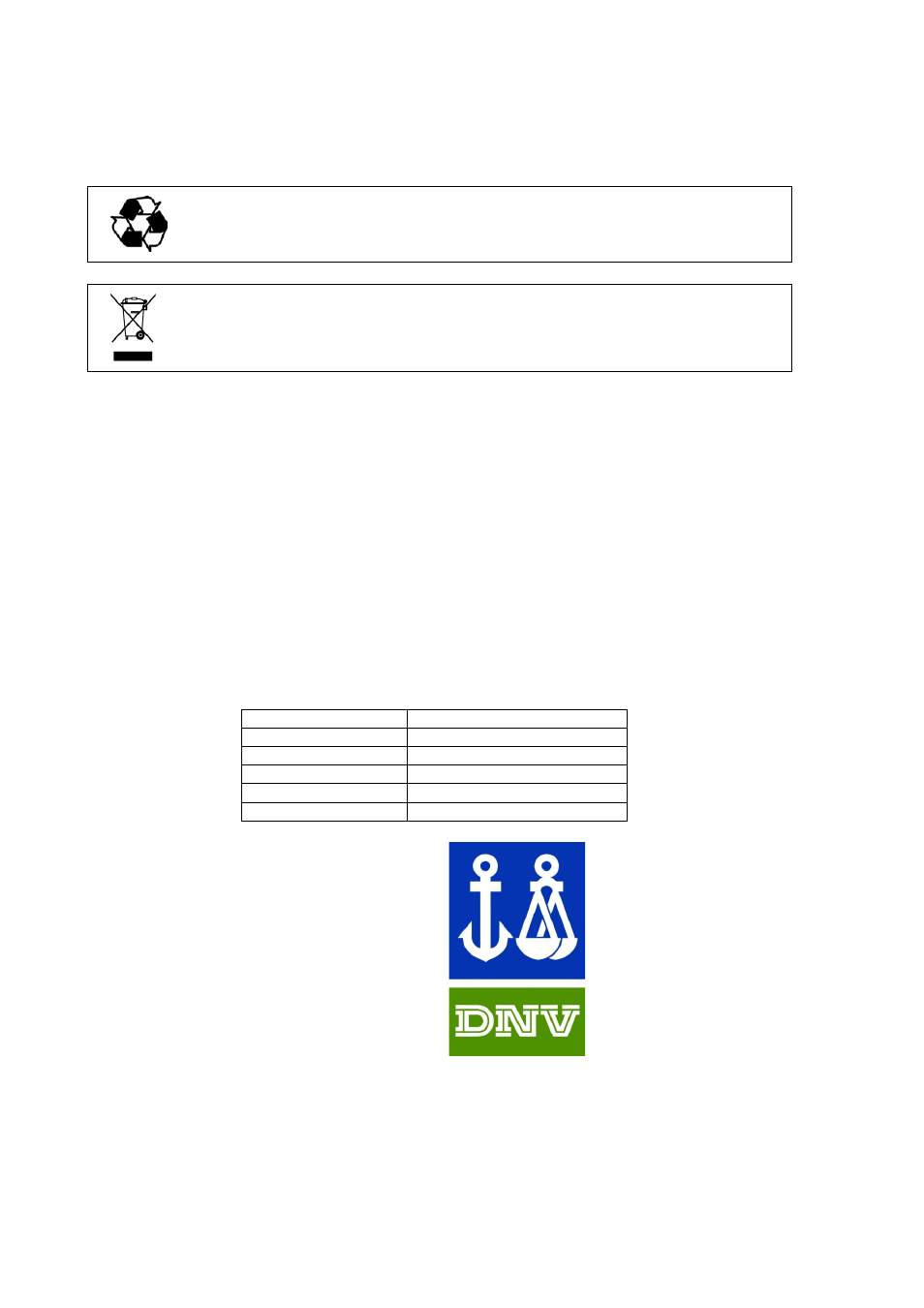 Recycling, Regulatory compliances, Dnv type approval | Table 2, Application, location classes | Vaisala MMT330 User Manual | Page 16 / 171