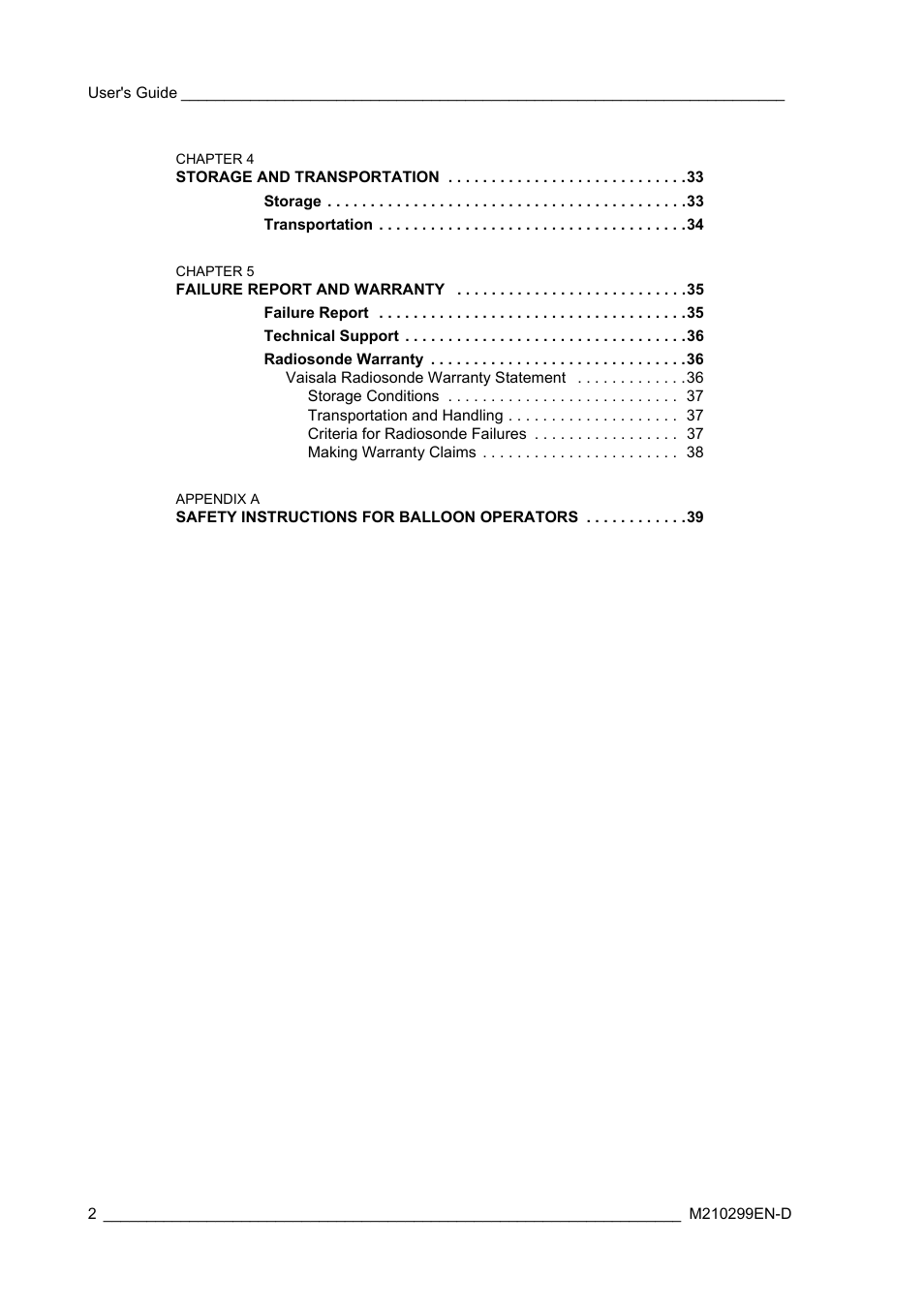 Vaisala RS92-KL User Manual | Page 4 / 45