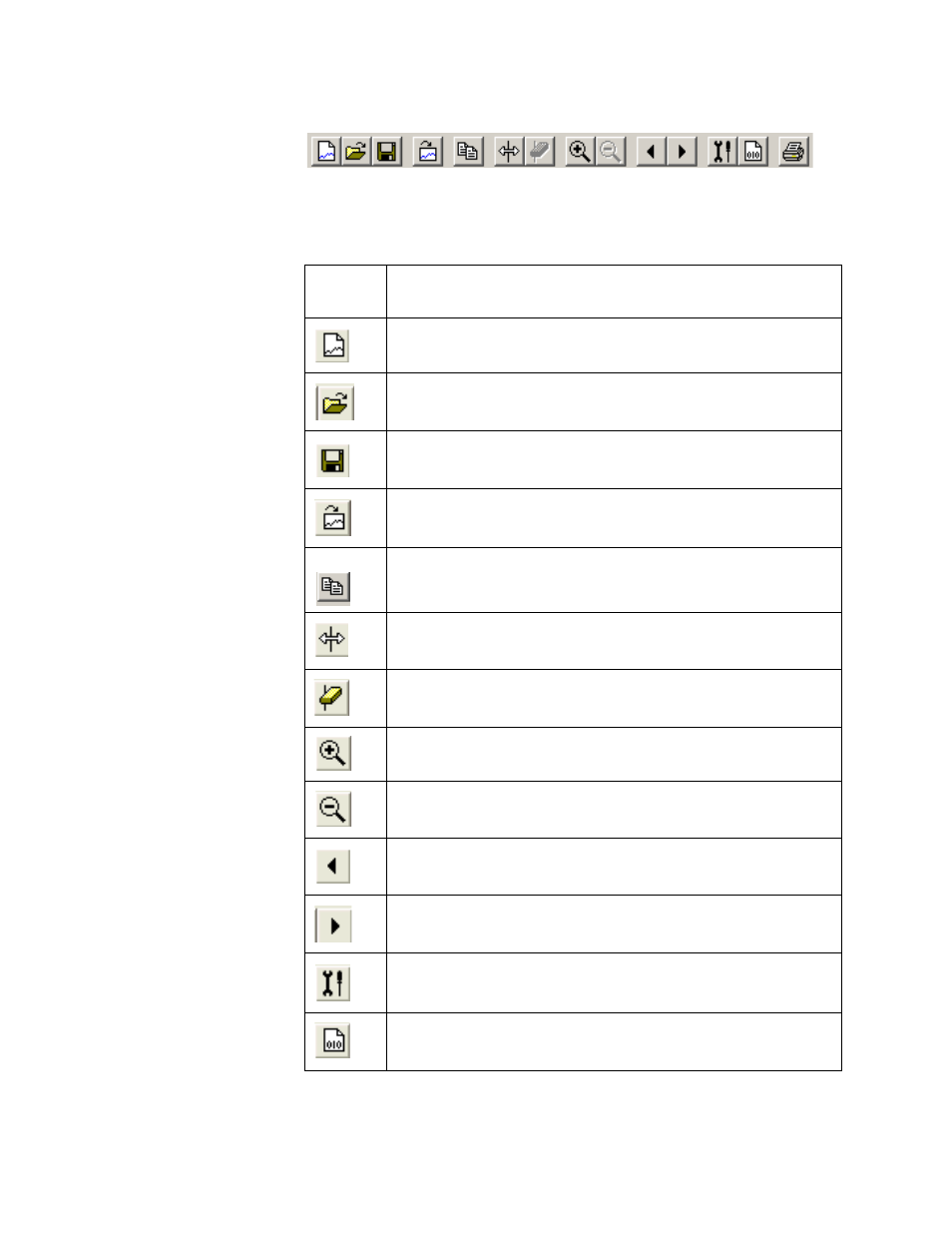 Using the tool bar | Vaisala Spectrum 4.0 User Manual | Page 14 / 82