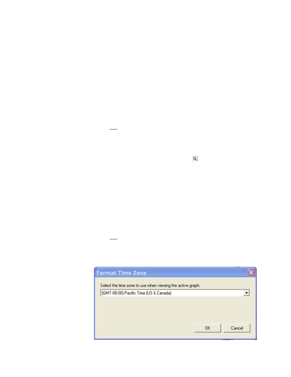 Zooming out, Formatting time zones, Zooming out formatting time zones | Vaisala Spectrum 4.0 User Manual | Page 57 / 82